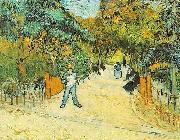 Vincent Van Gogh Entrance to the Public Park in Arles china oil painting artist